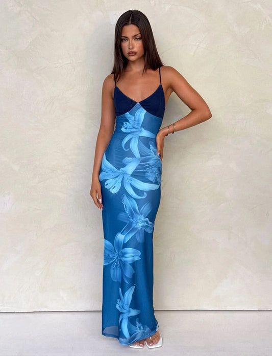 Alaine Maxi Dress Blue