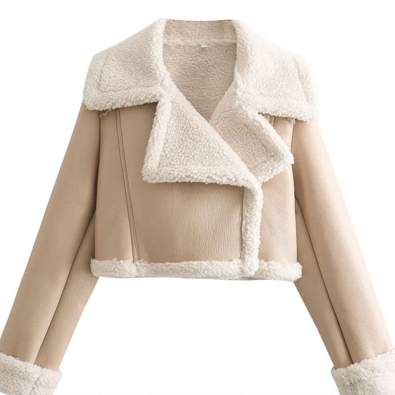 Amelia Fleece Jacket Beige