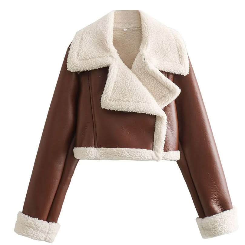 Amelia Fleece Jacket Light Brown