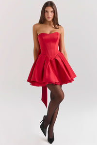 Anya Mini Dress Red