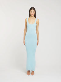 Baia Sequin Maxi Dress Light Blue
