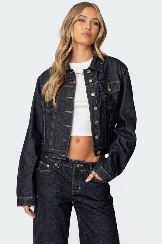Barb Denim Jacket INDIGO BLUE RAW WASHED