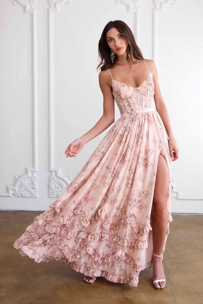 Beau Floral Dress Pink