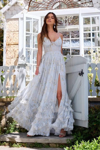 Beau Floral Dress Blue