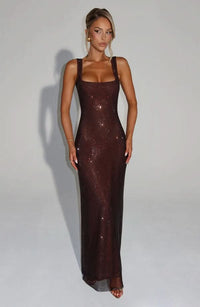 Brea Maxi Dress Brown