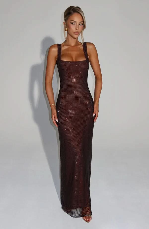Brea Maxi Dress Brown