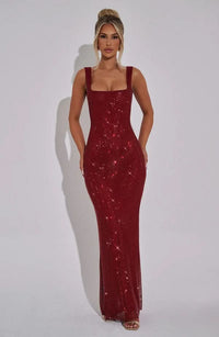Brea Maxi Dress Red