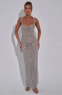 Brea Maxi Dress Silver