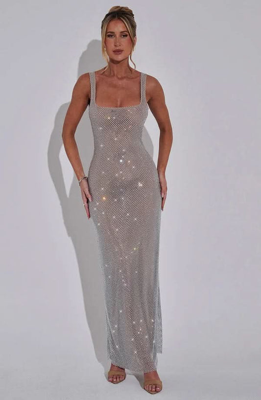 Brea Maxi Dress Silver