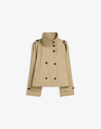 Ceora Cropped Trench Beige
