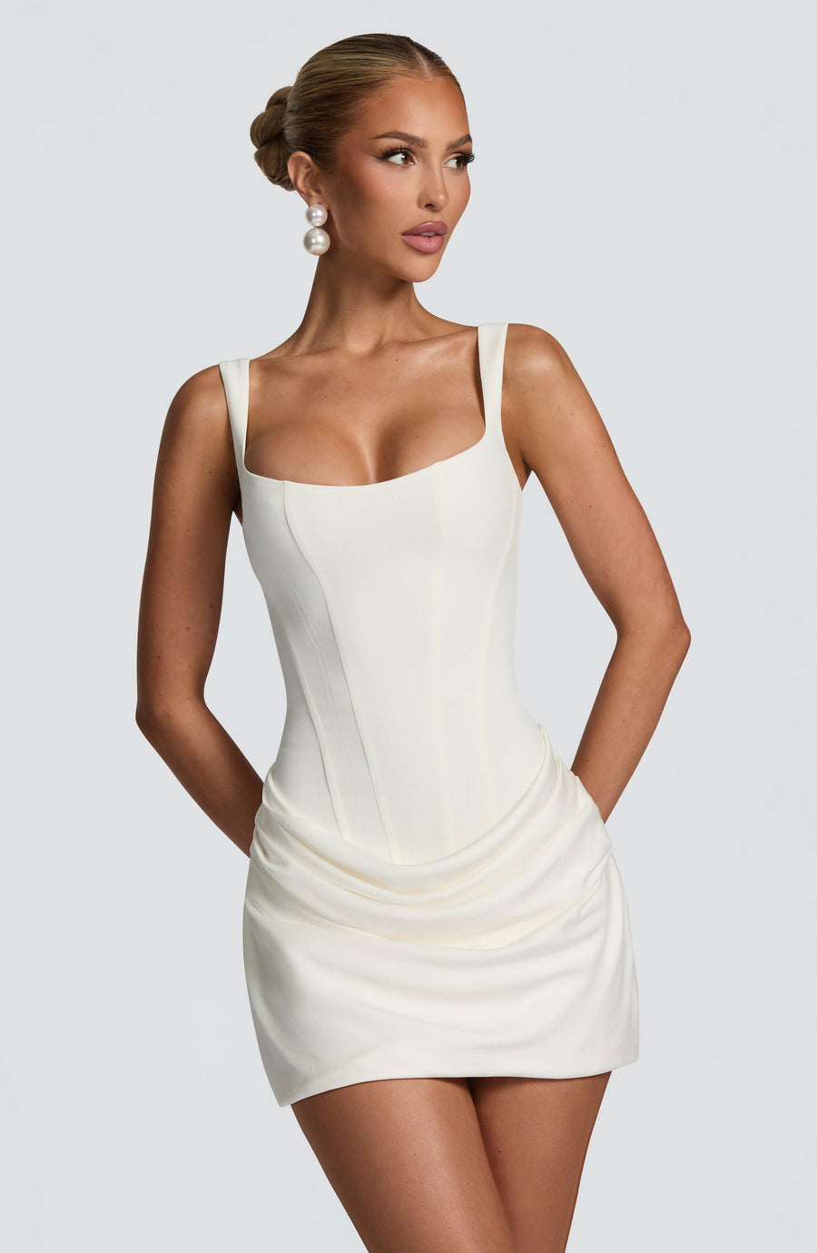 Cornelia Mini Dress White