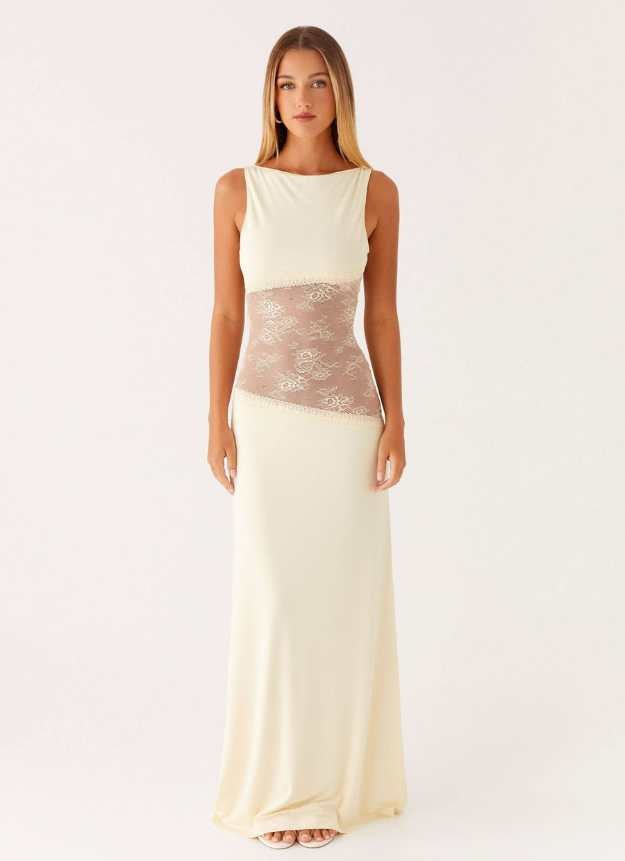Denise Maxi Dress Yellow