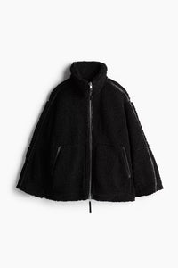 Denise Teddy Coat Black