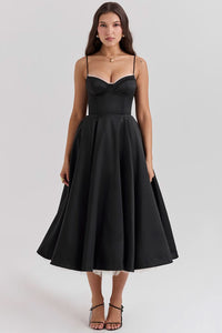 Donna Midi Dress Black
