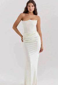 Elanor Maxi Dress White