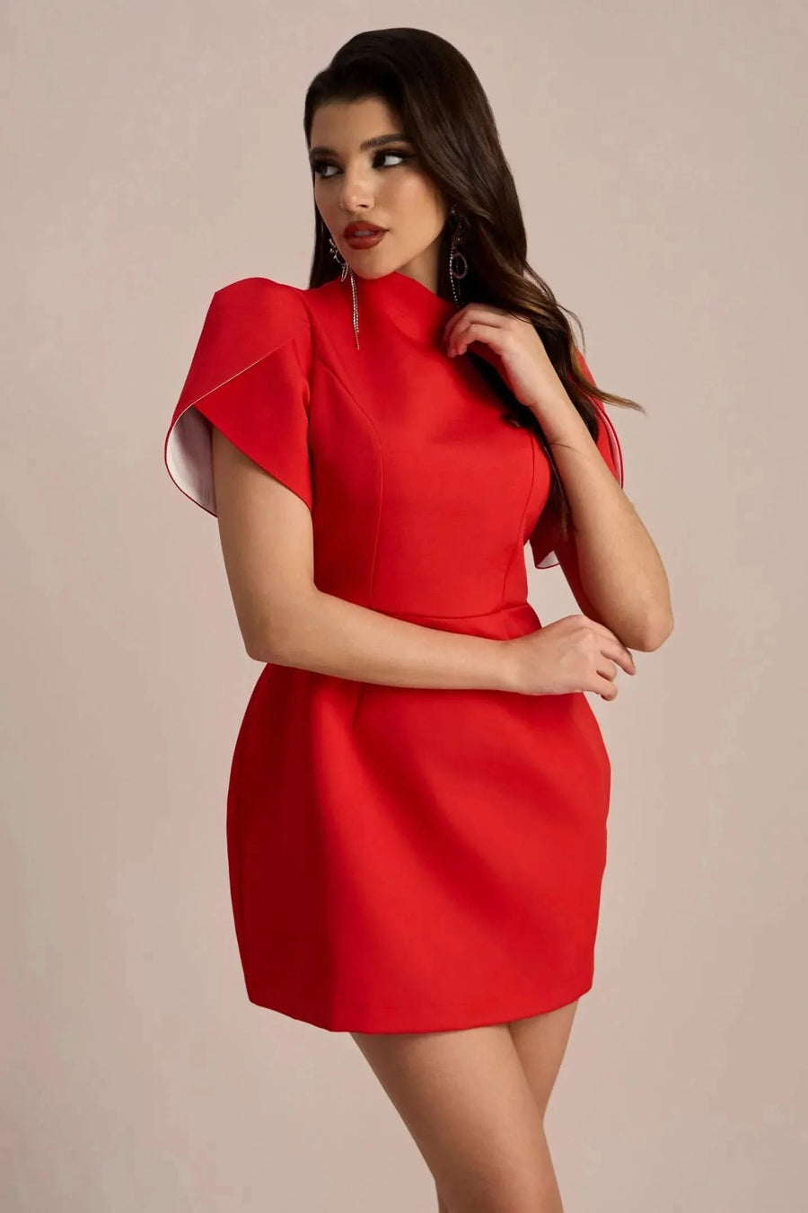 Eleana Mini Dress Red