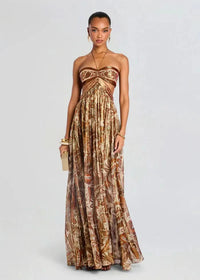 Ellen Maxi Dress Brown