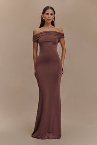 Ellery Maxi Dress Brown