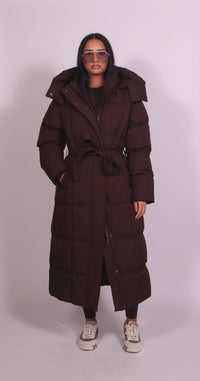 Ellie Puffer Coat Brown