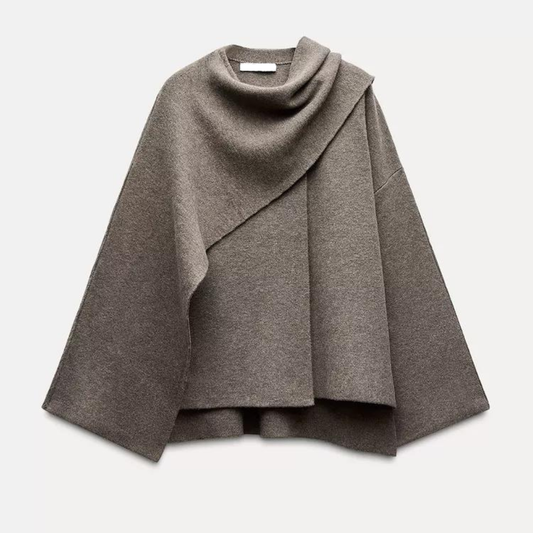 Ellie Scarf Coat Beige