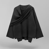 Ellie Scarf Coat Grey
