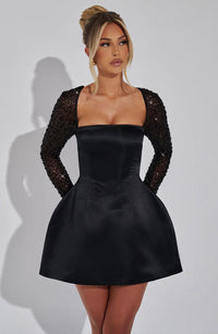 Grace Mini Dress Black