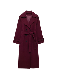 Hannah Trenchcoat Burgundy