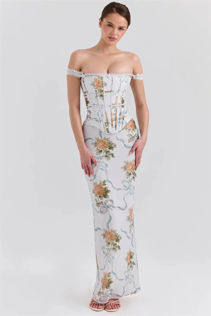 Iris Maxi Dress White