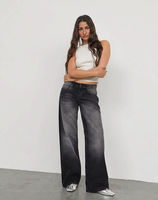 Jayda Low Rise Jeans | BUY 1 GET 1 FREE Grey Black