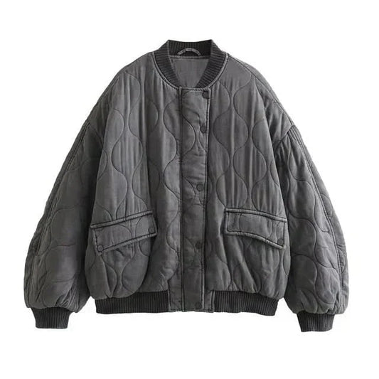 Julie Bomber Jacket Gray