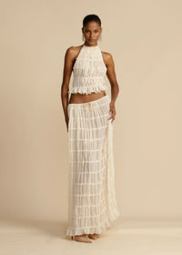 Juliette Halter Set White