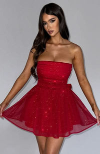 Katrina Mini Dress Red