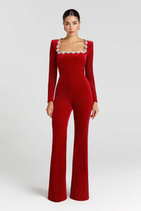 Kimberly Jumpsuit Red