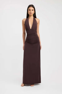 Leni Maxi Dress Brown