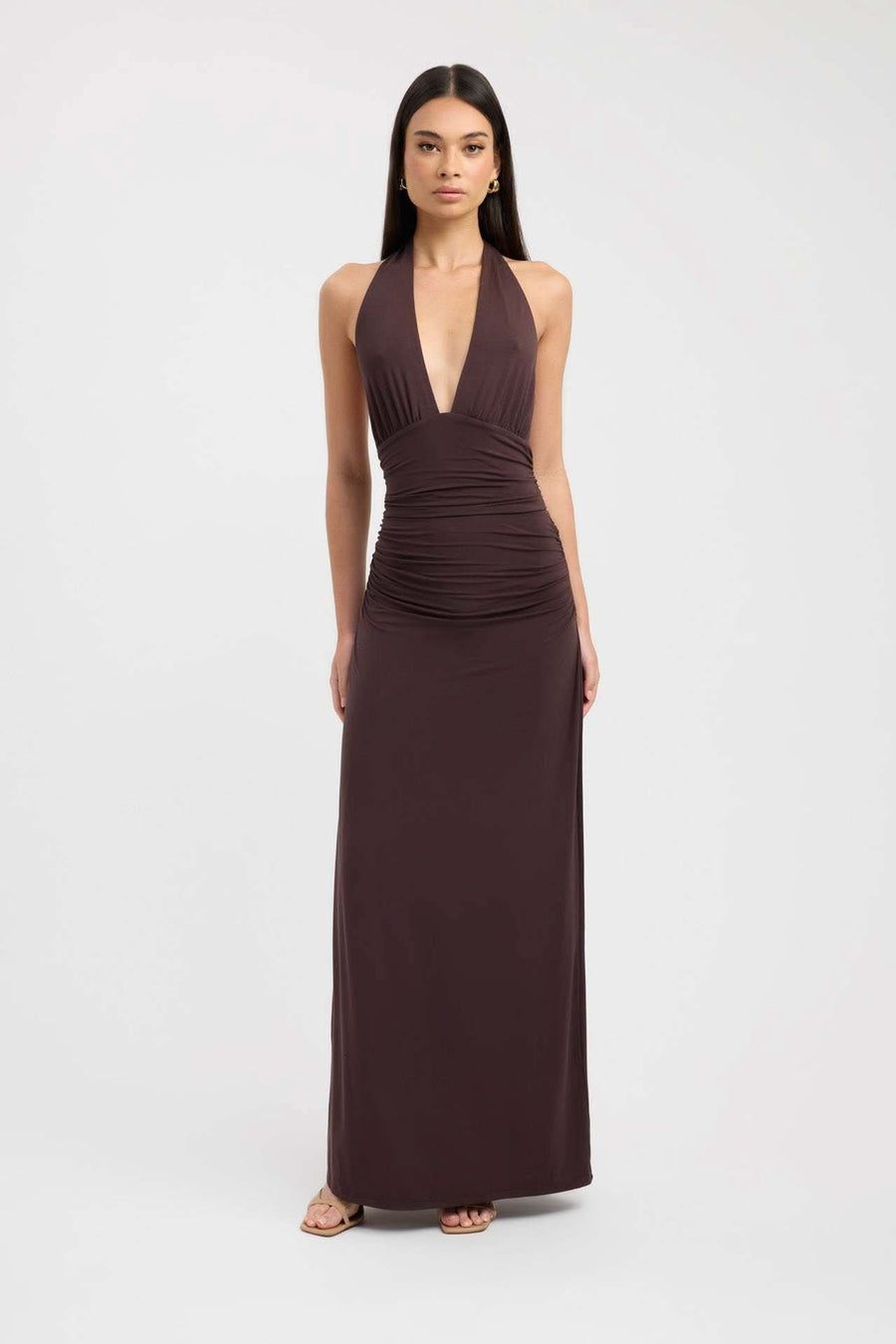 Leni Maxi Dress Brown