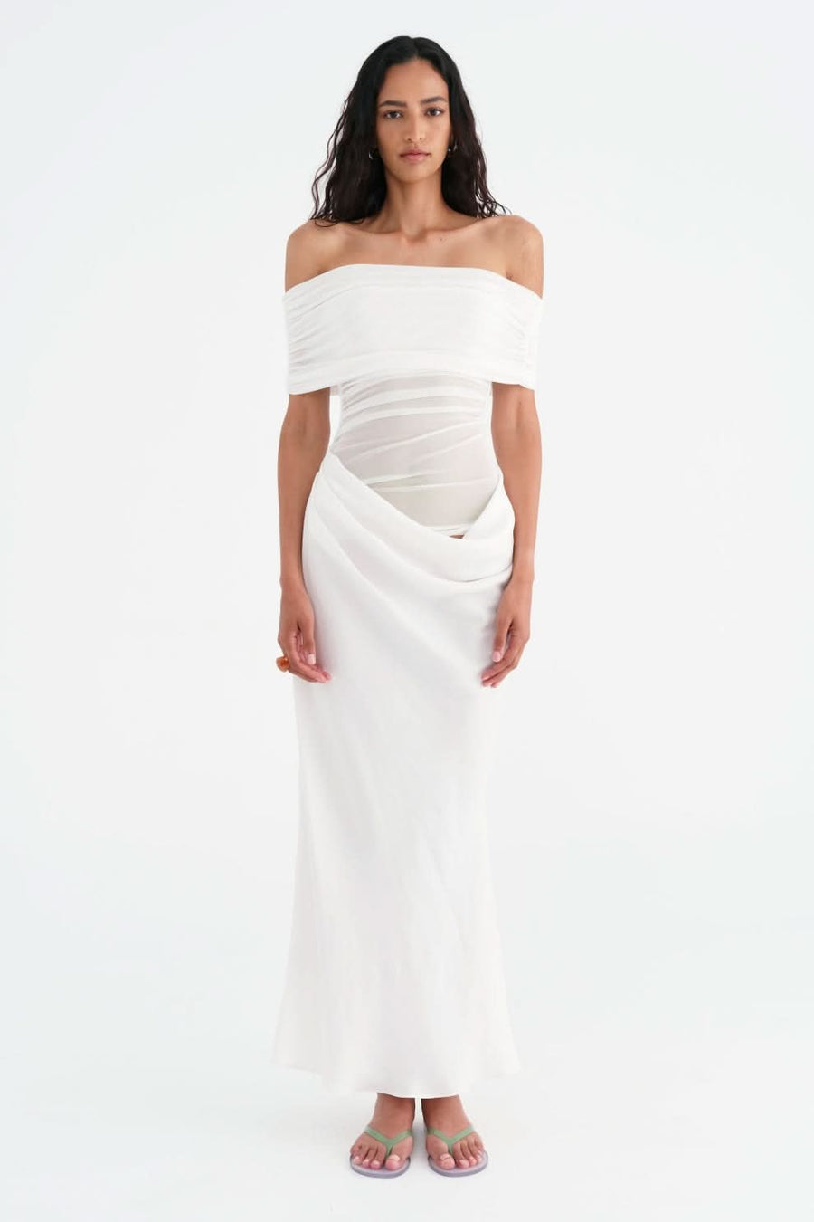 Leona Maxi Dress White