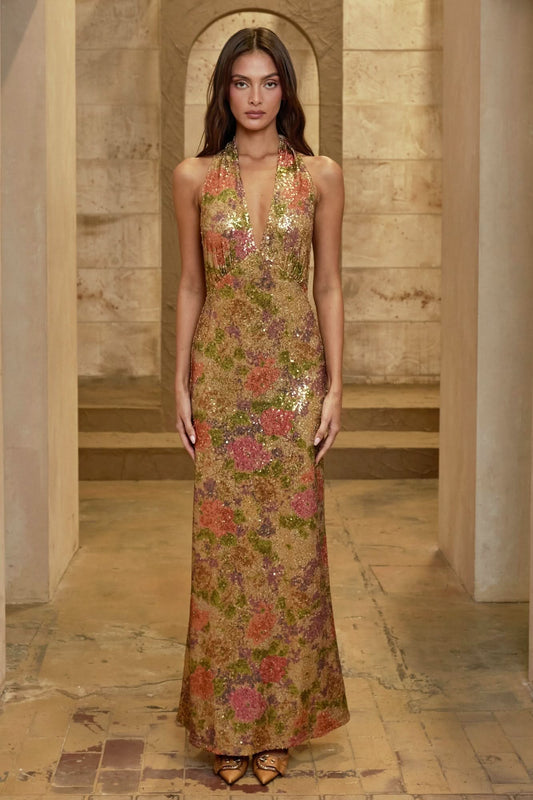 Liana Maxi Dress Gold