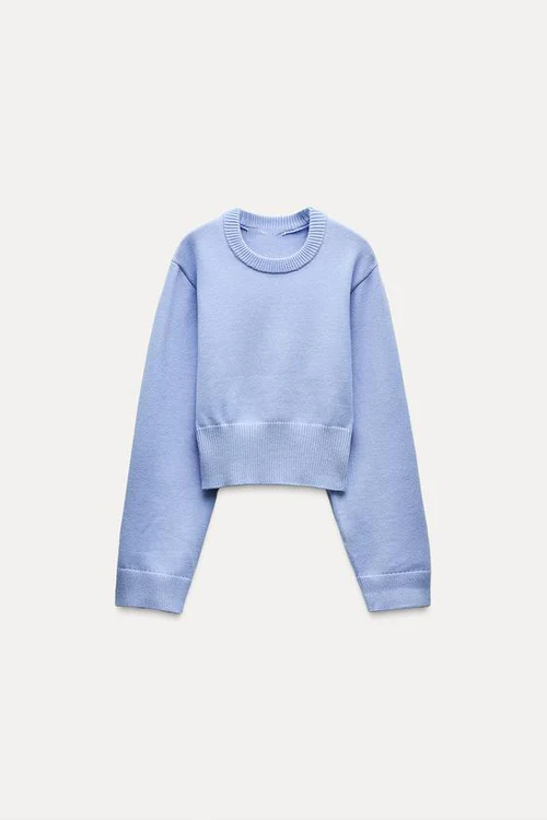 Lily Knit Sweater Blue