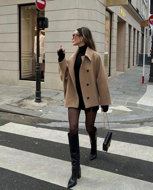 Lovie Oversized Jacket Beige