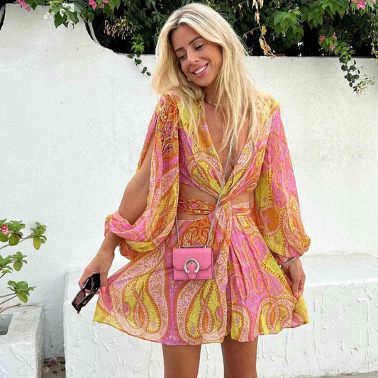 Luna Mini Dress Pink