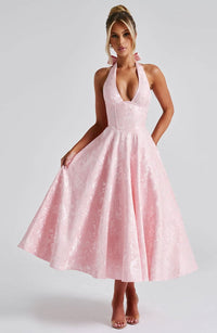 Mabel Midi Dress Pink