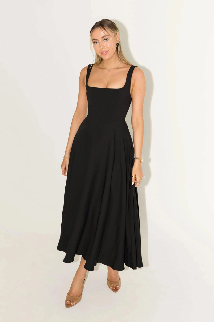 Mirelle Midi Dress Black