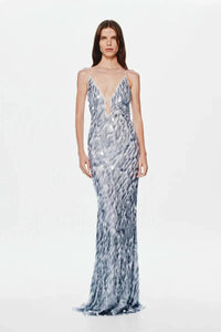 Misha Maxi Dress Gray