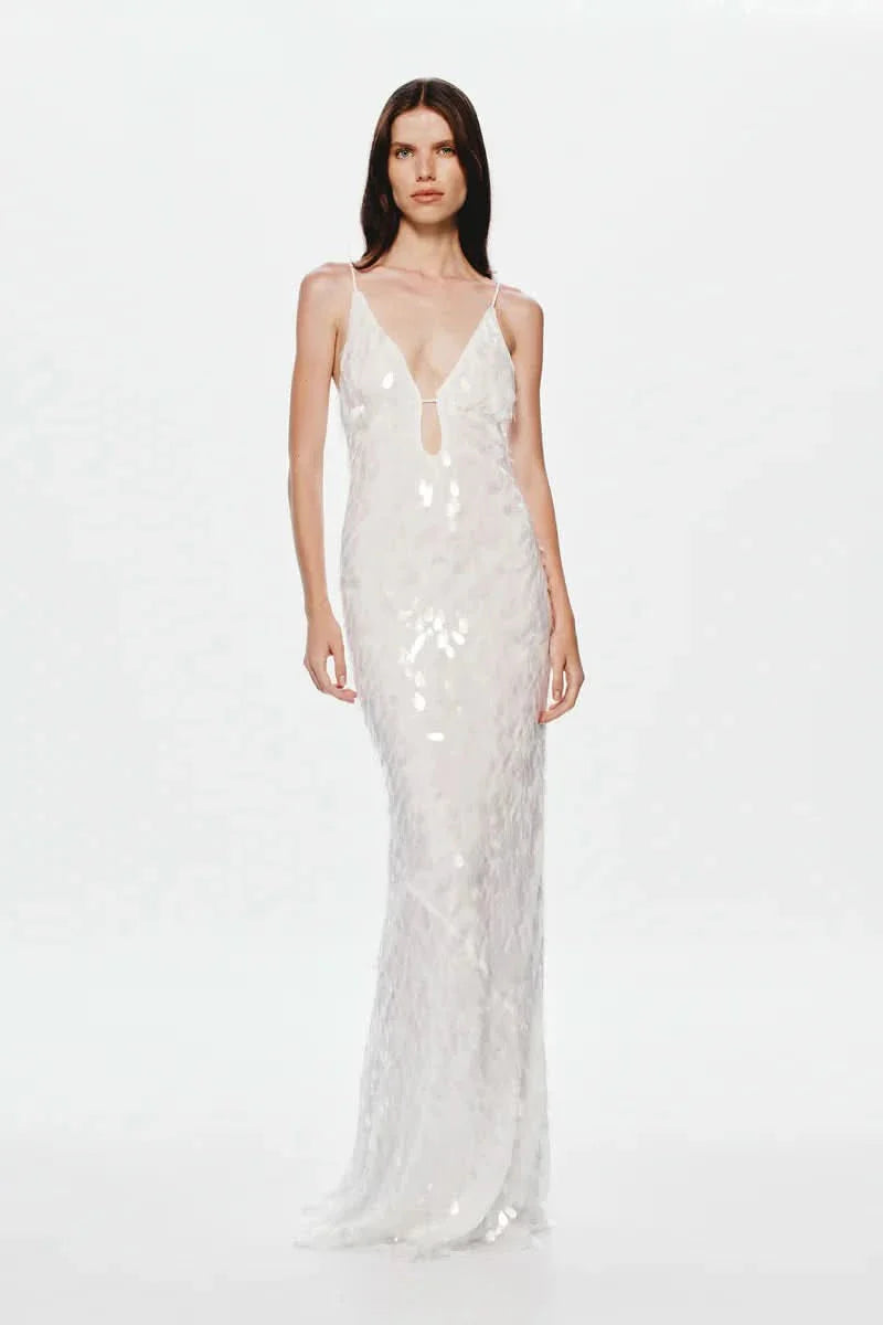 Misha Maxi Dress White