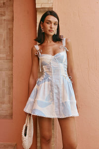 Nicolina Mini Dress Blue