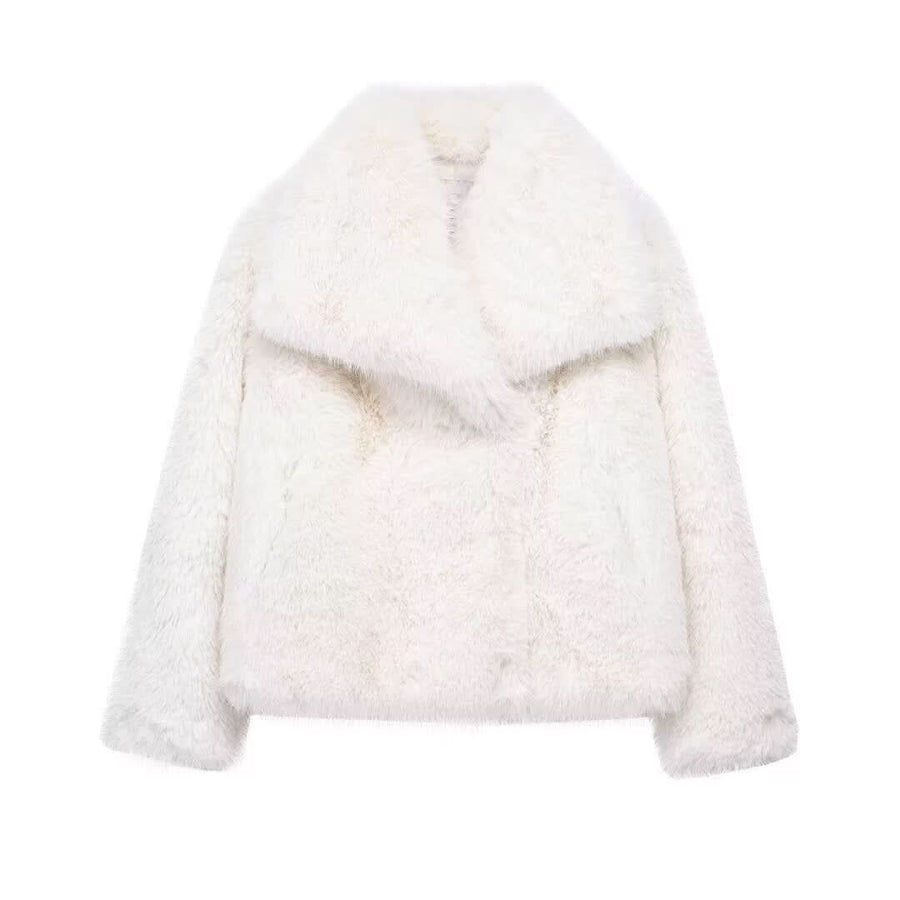 Noemi Fleece Jacket White