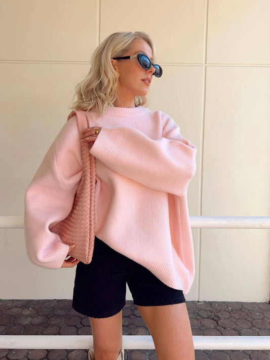 Nova Crewneck Sweater Pink