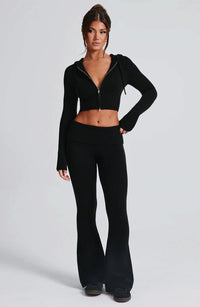 Portia Knit Set Black