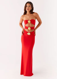 Raye Maxi Dress Red