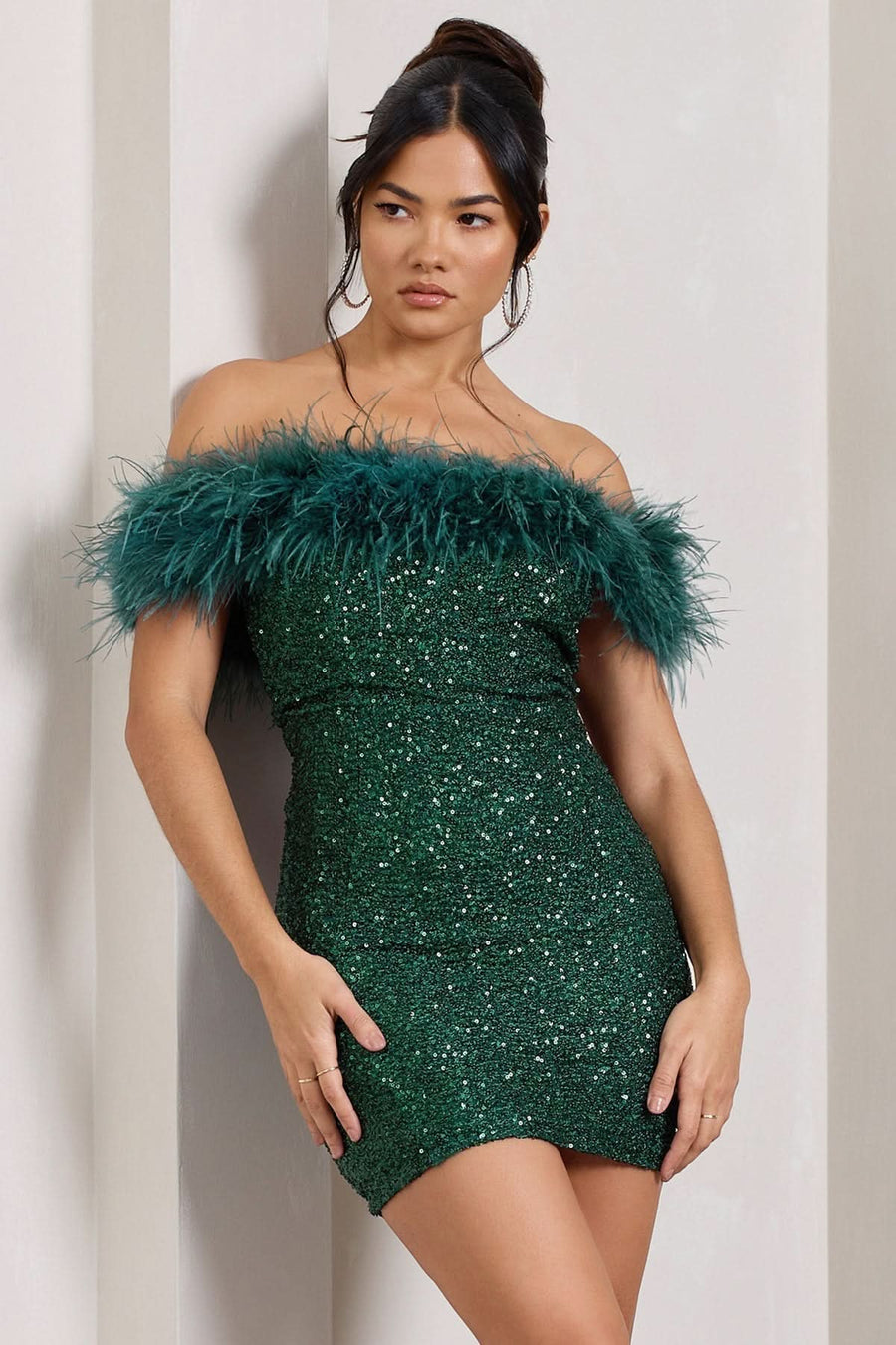 Rosie Mini Dress Green
